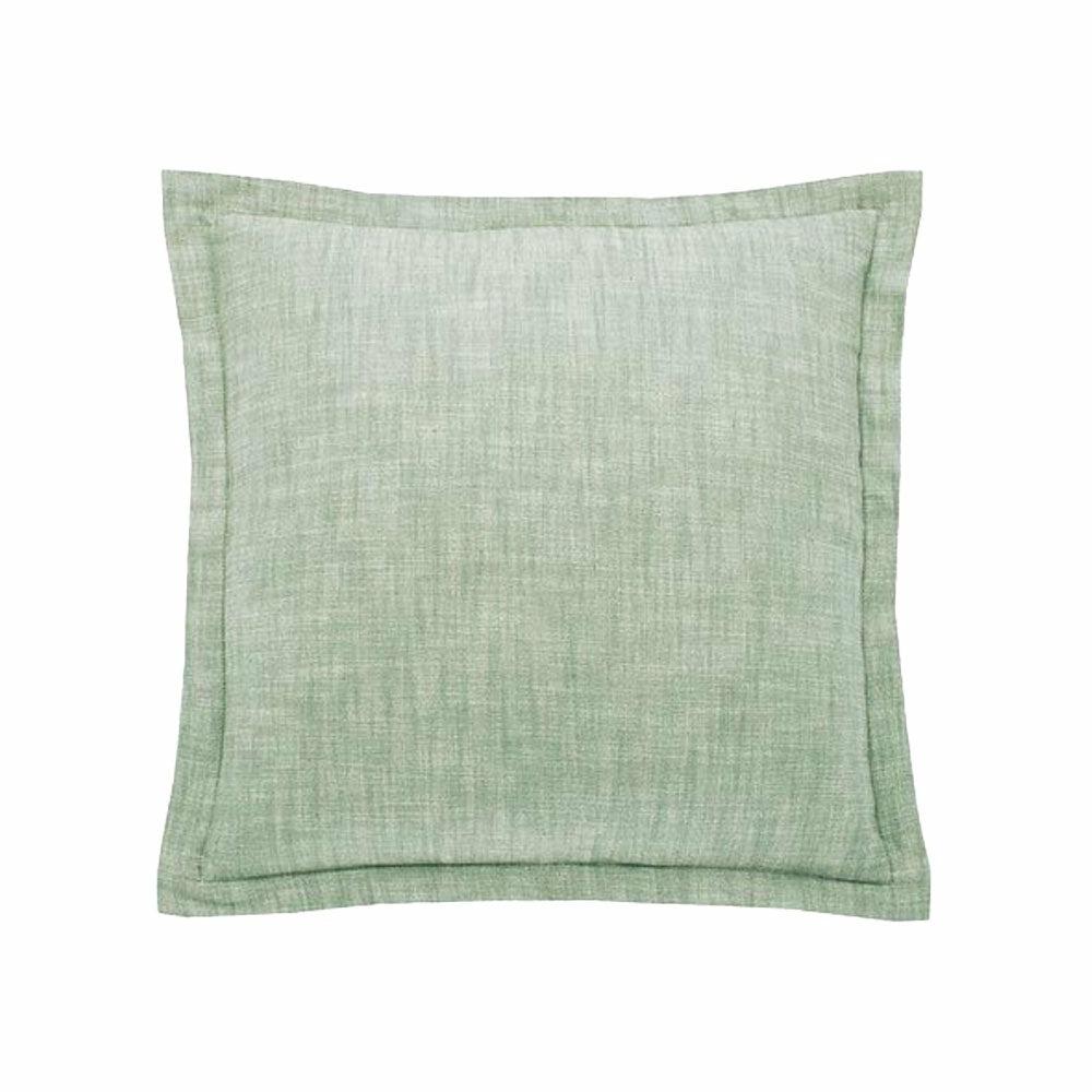 Chambray Cushion in Moss