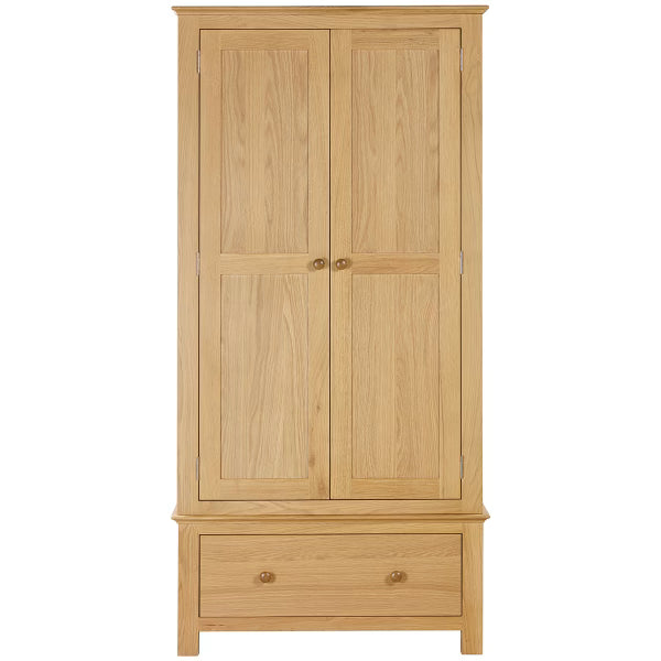 Malmo Double Wardrobe With 1 Drawer