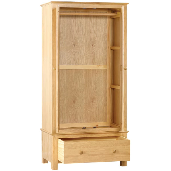 Malmo Double Wardrobe With 1 Drawer