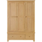 Malmo Triple Wardrobe with 2 Drawers