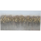 Abstract Golden Reeds Canvas