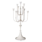 Antique Style White 11 Arm Candelabra