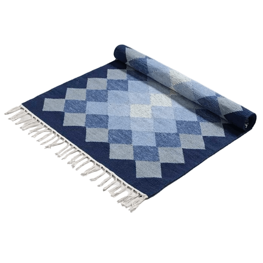 Argyll Rug, Blue 70 x 220 cm,70 x 150 cm