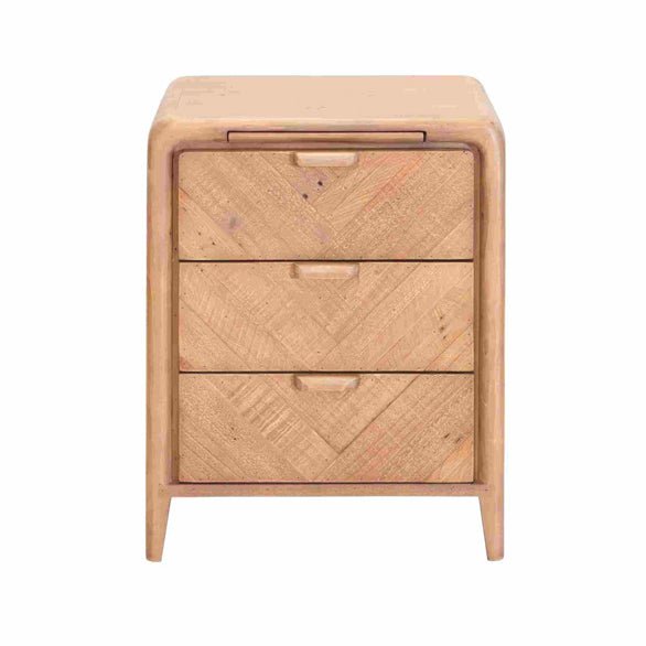 Arthur Large 3 Drawer Bedside Chest