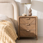 Arthur Large 3 Drawer Bedside Chest