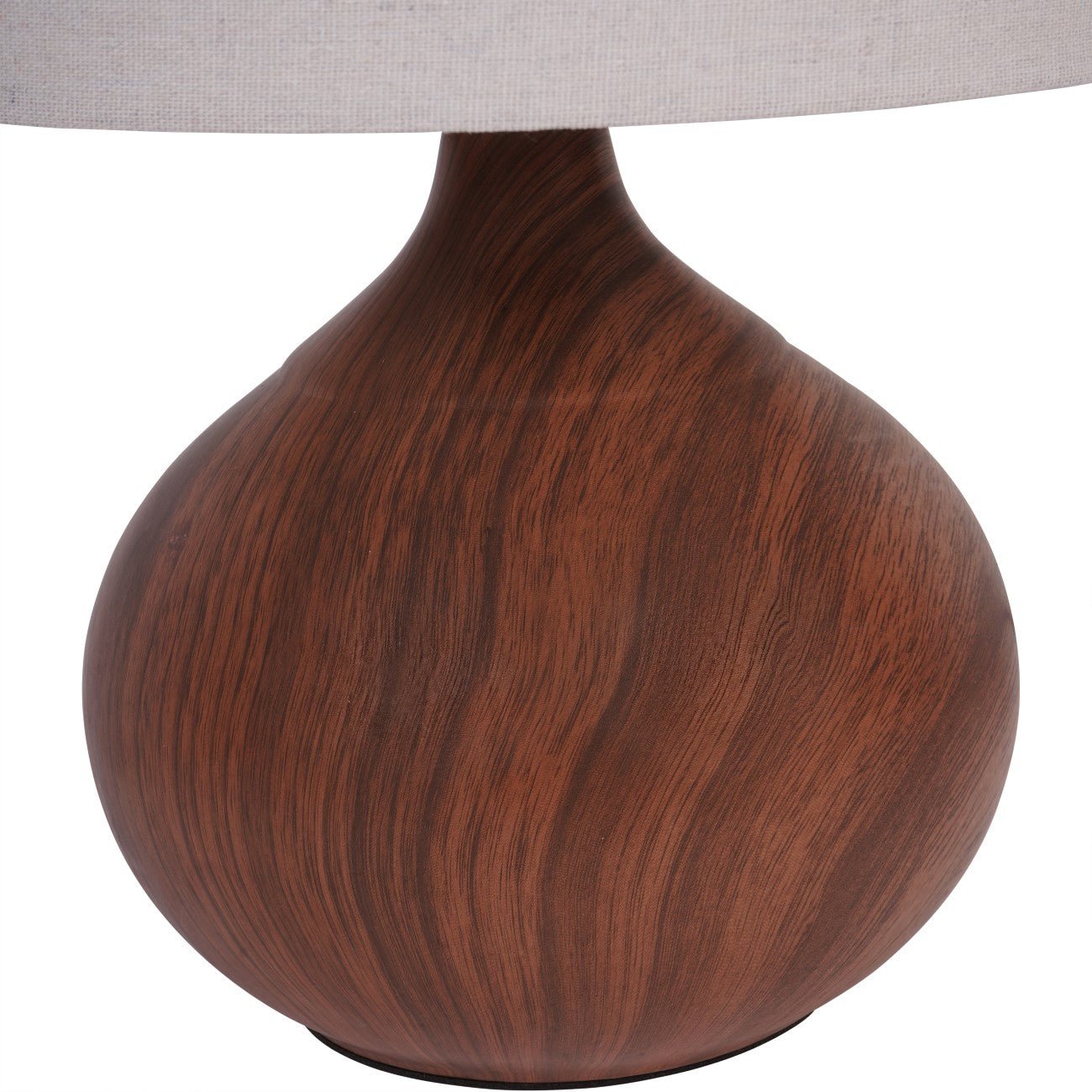 Ashford Wood Effect Ceramic Table Lamp with Shade