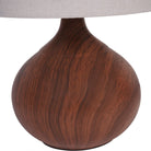 Ashford Wood Effect Ceramic Table Lamp with Shade