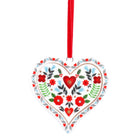 Assorted Alpine White Ceramic Hanging Shapes