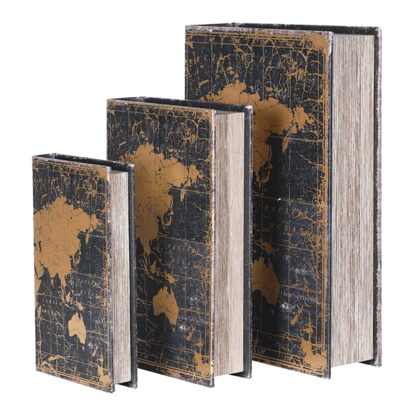 Atlas Book Boxes, set of 3
