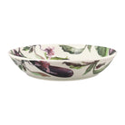 Aubergine and Flowers Medium Pasta Bowl
