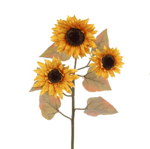 Autumn Yellow Sunflower Spray - Angela Reed -