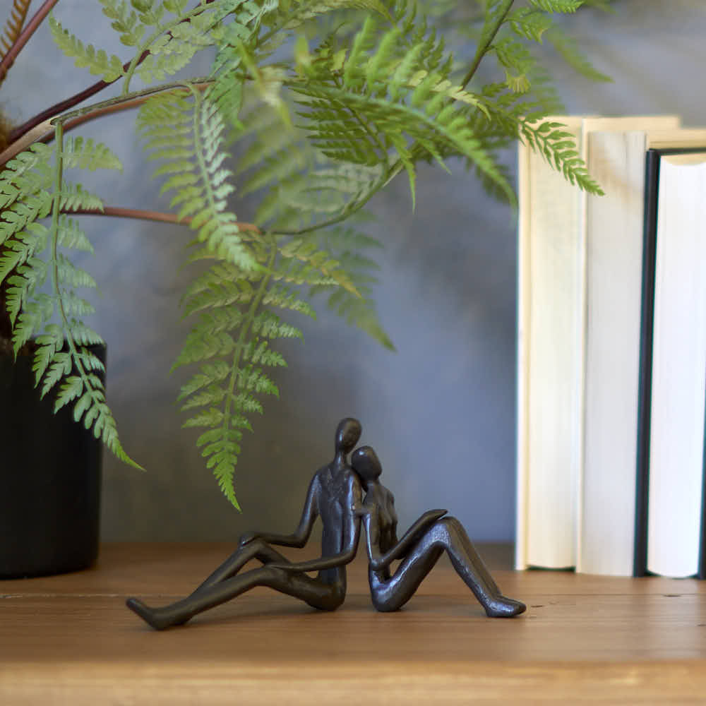Back to Back Couple Sculpture