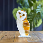 Barn Owl Glass Ornament, large - Angela Reed - 
