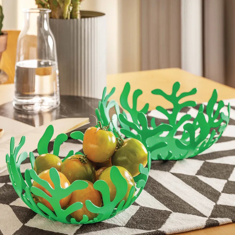 Alessi Mediterraneo Fruit Bowl Green,Red