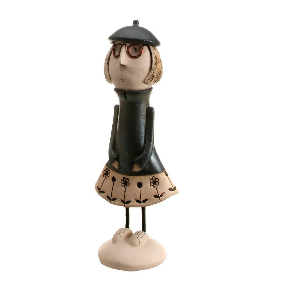 Best Friend Female Statue, Black