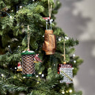 Bird Feeder with Robins Shaped Bauble