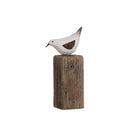 Bird on Driftwood Block, Medium