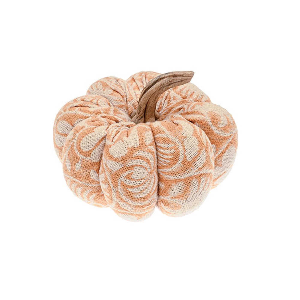 Block Print Pumpkin, Orange