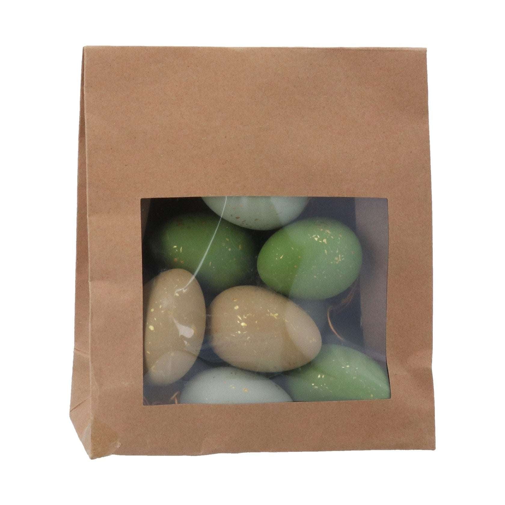 Blue and Green Gold Flecked Eggs, Mixed Bag