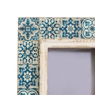 Blue Mosaic Tile Photo Frame