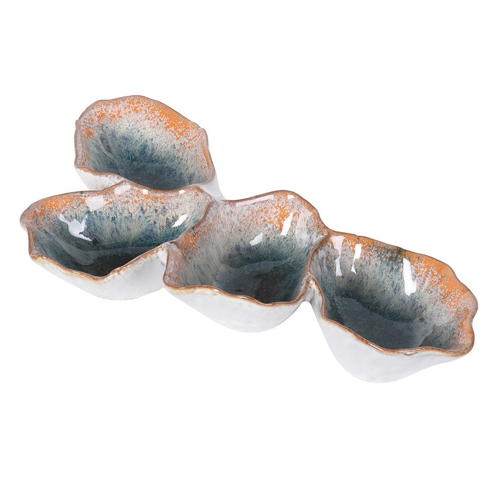 Blue Ombre Oyster Trays