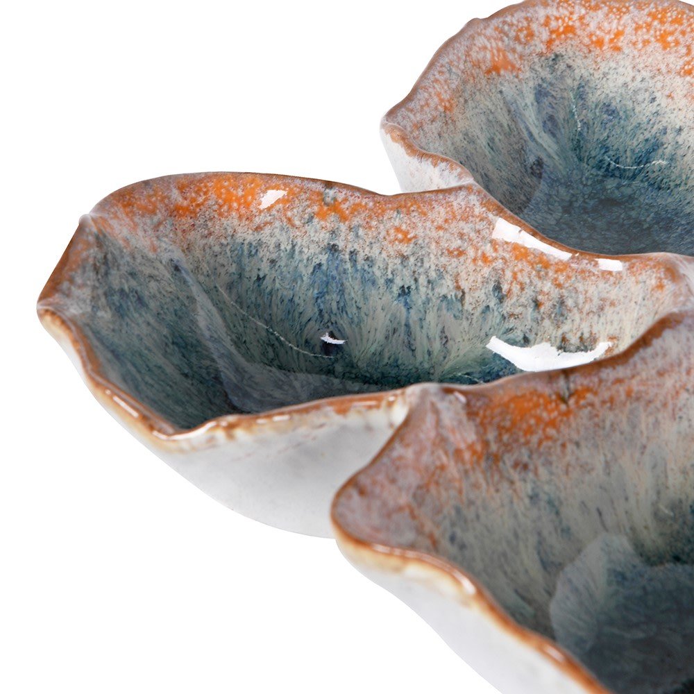 Blue Ombre Oyster Trays