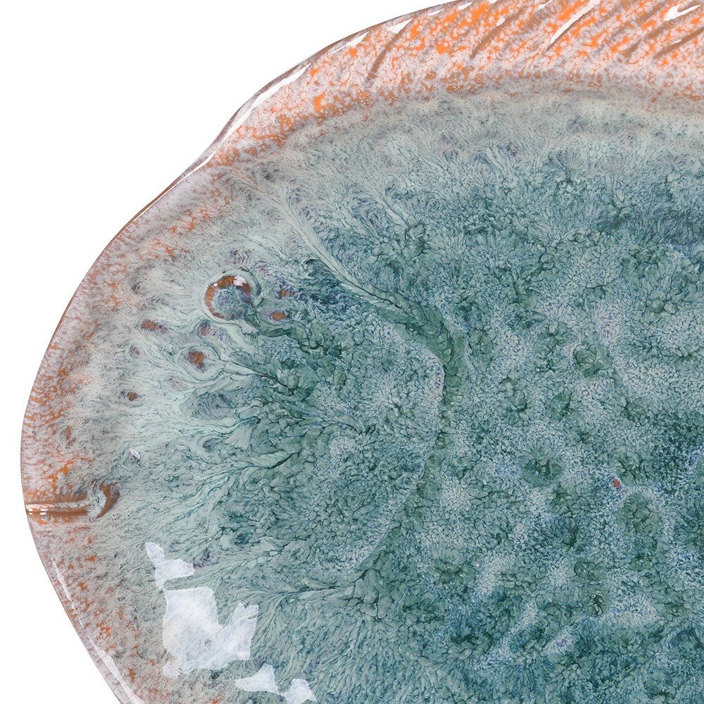 Blue Ombre Turbot Plate