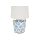 Blue Shell Lamp