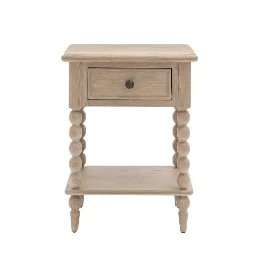 Bobbin 1 Drawer Bedside