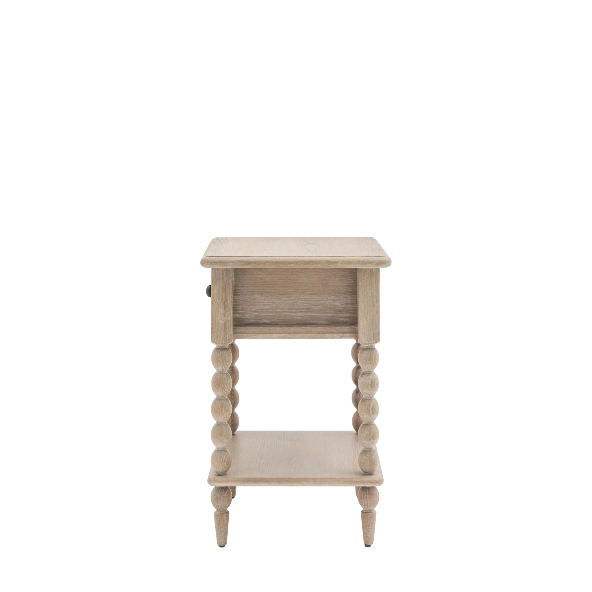 Bobbin 1 Drawer Bedside