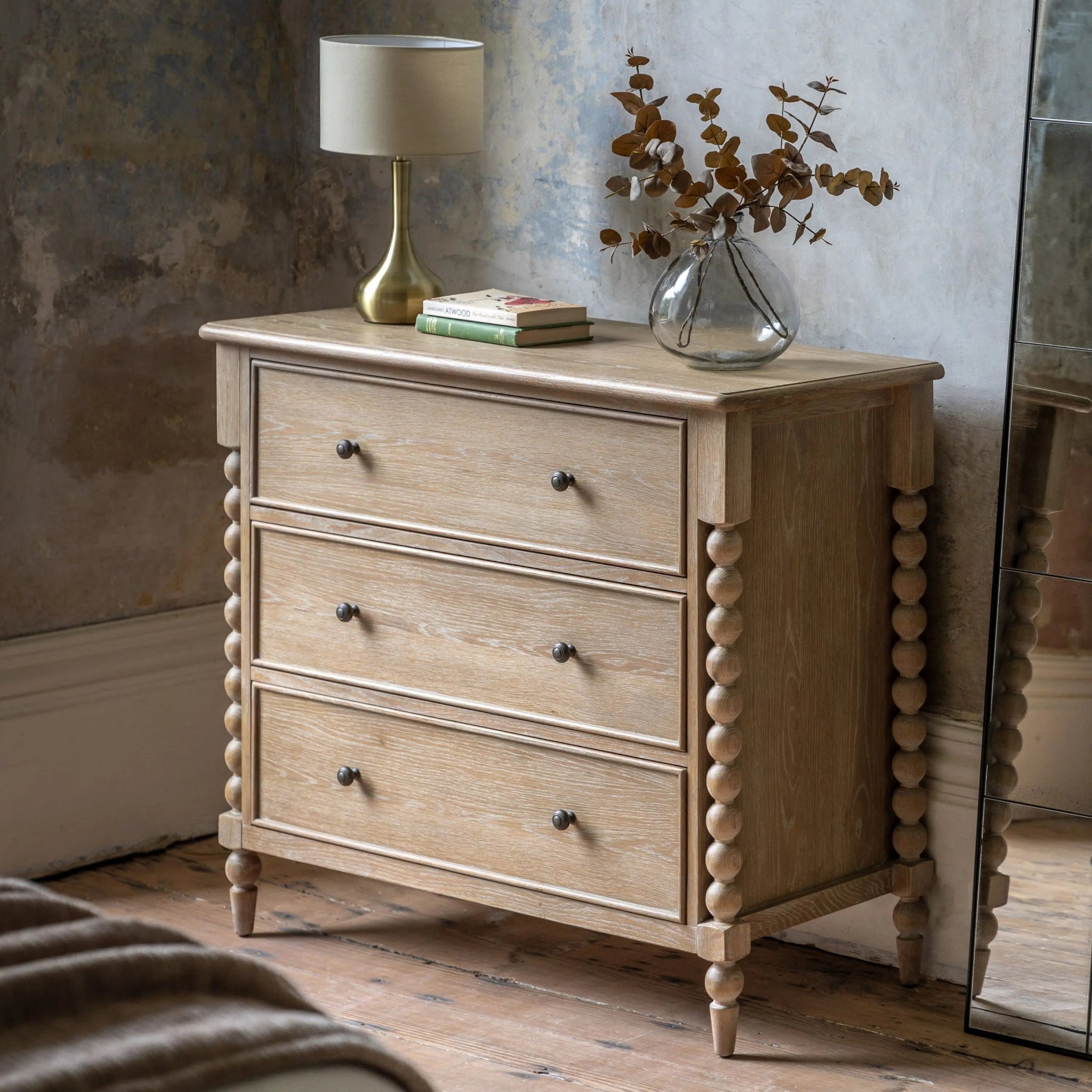 Bobbin 3 Drawer Chest