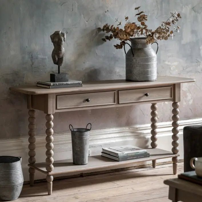 Bobbin Console Table