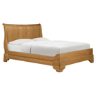 Bordeaux Oak Sleigh Bedstead - Angela Reed - 