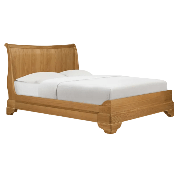 Bordeaux Oak Sleigh Bedstead - Angela Reed - 