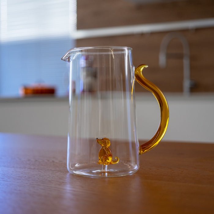 Borosilicate Dog Glass Carafe - Angela Reed - 