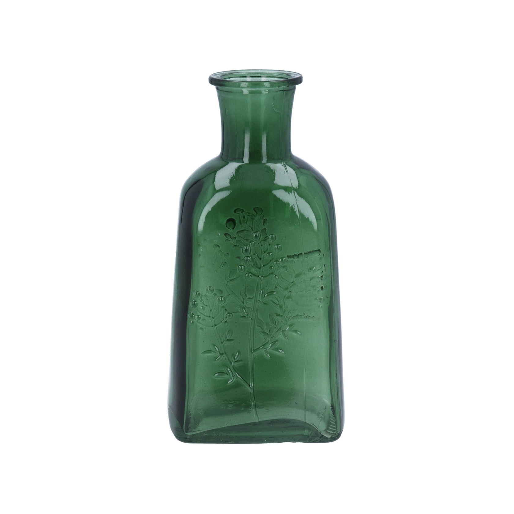 Bottle Wildflower Bud Vase Blue,Green