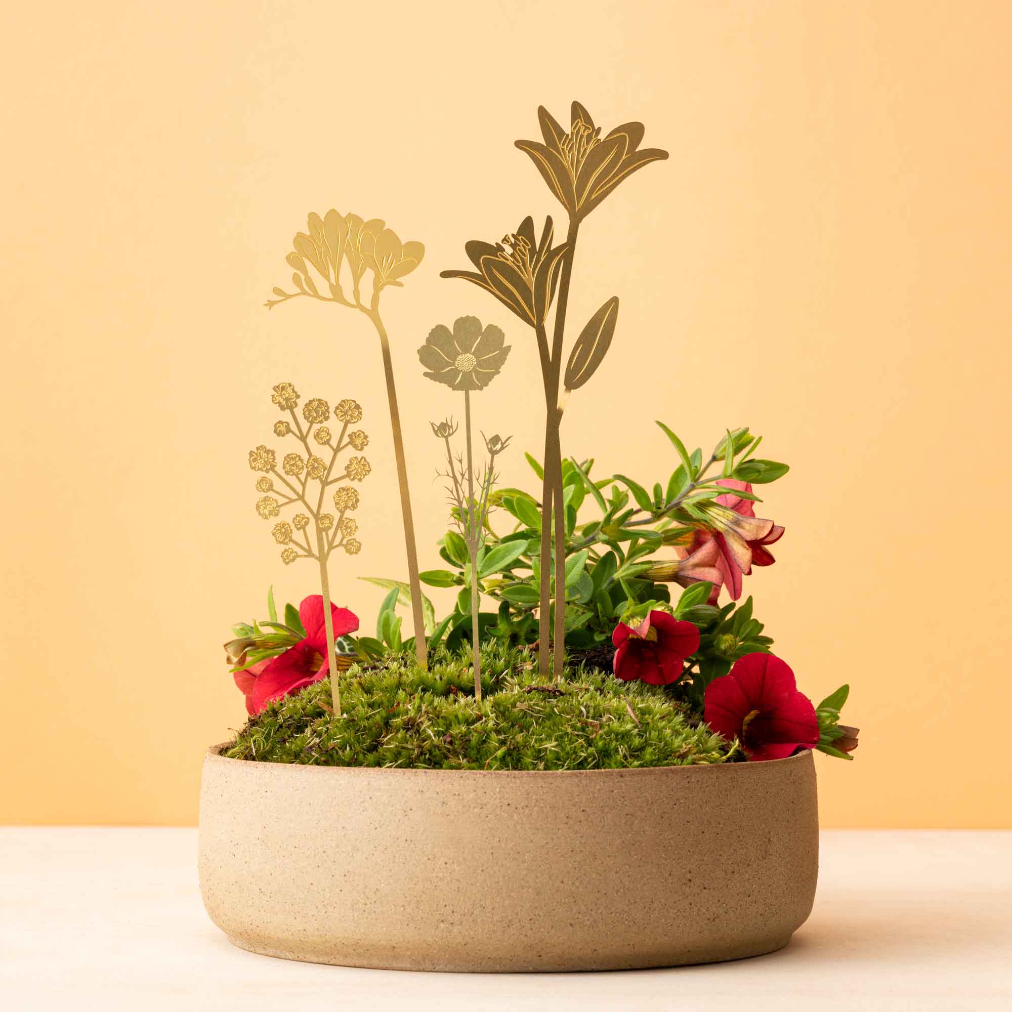 Brass Pot Stems, Bouquet