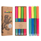 Bright Colour Eco Dinner Candles