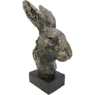 Bronze Style Rabbit Head Sculpture