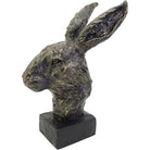Bronze Style Rabbit Head Sculpture