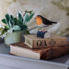 Carved Wooden Robin