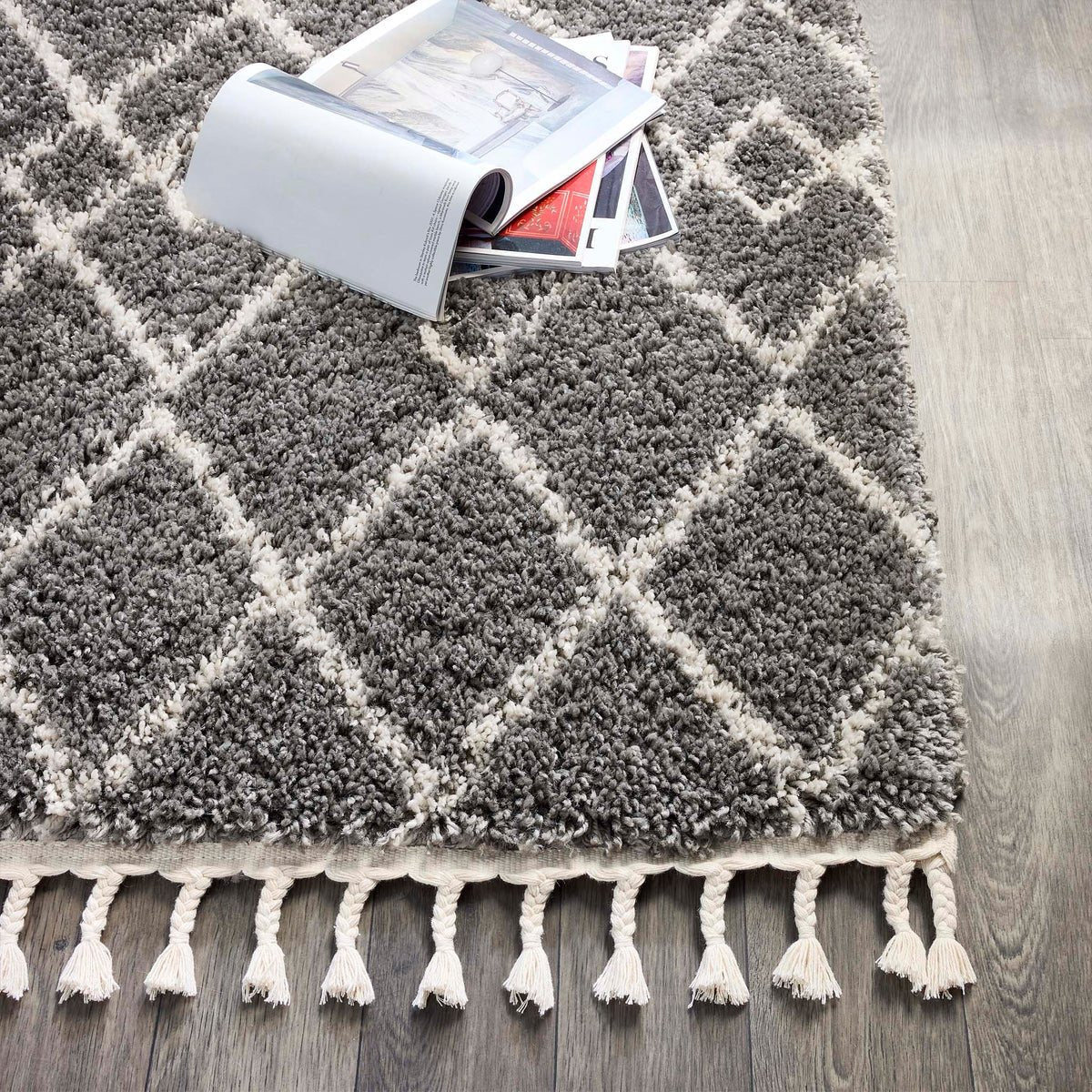 Casablanca Grey Rug 120 x 170cm,160 x 230cm,80 x 150cm