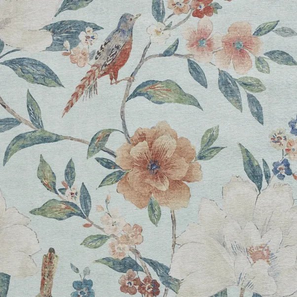 Catherine Lansfield Pippa Floral Rug, Blue 61 x 170cm,76 x 150cm,76 x 230cm,122 x 170cm,152 x 230cm