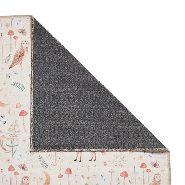 Catherine Lansfield Twilight Animals Rug, Natural 61 x 170cm,76 x 150cm,76 x 230cm,122 x 170cm,152 x 230cm