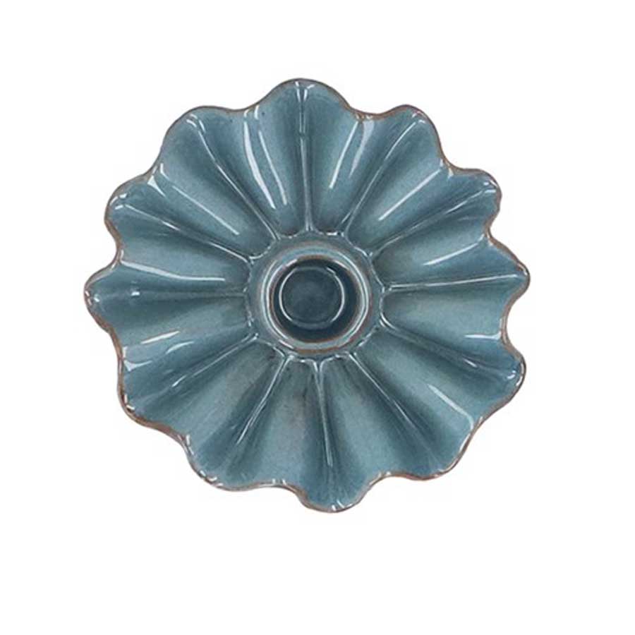 Ceramic Frill Candle Holder