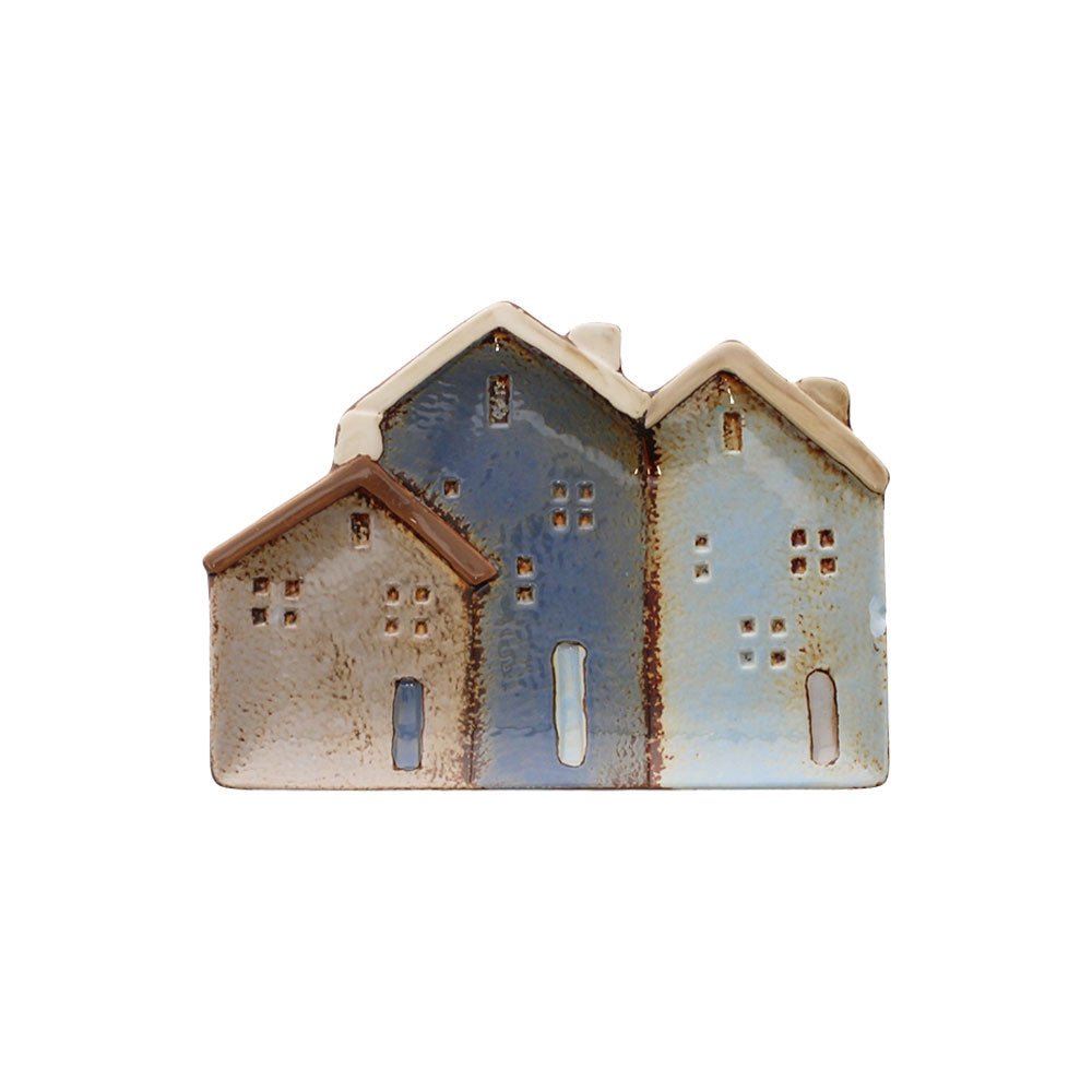 Ceramic Houses Plate