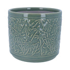 Ceramic Plant Pot, Dark Sage Rudbeckia Extra Large,Large,Small