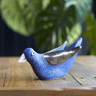 Ceramic Sitting Seagull, Navy - Angela Reed - 