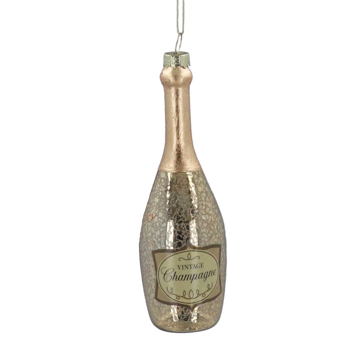 Champagne Bottle Bauble