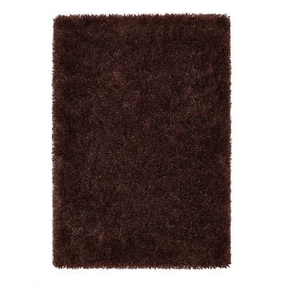 Chicago Shaggy Rug, Chocolate 110 x 160cm,133cm Circle,140 x 200cm,160 x 230cm,200 x 290cm,67 x 200cm,90 x 150cm